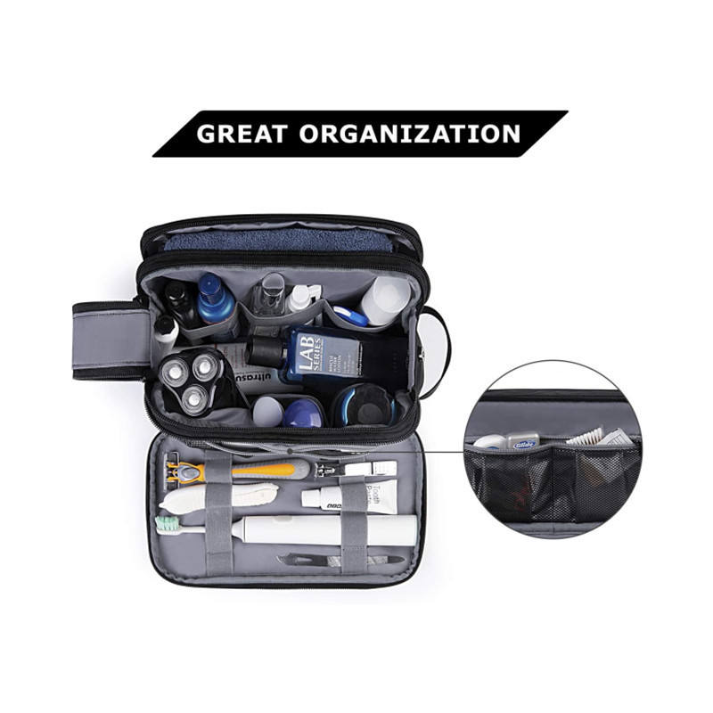 Premium Travel Organizer Bag – Large Capacity Splash-Proof Toiletry & Accessory Case