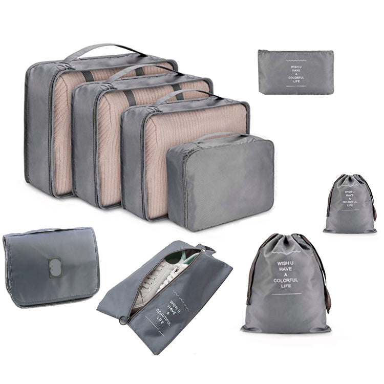 9-Piece Travel Organizer Packing Cubes Set – Complete Luggage Organization System