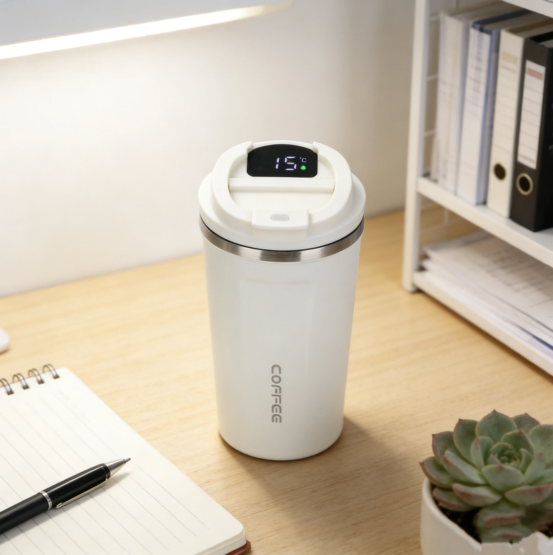 Insulated Stainless Steel Travel Mug – Leakproof, Spill-Proof Thermal Tumbler