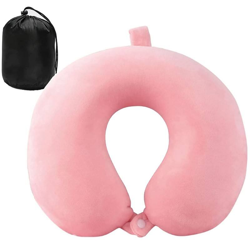 Memory Foam Travel Neck Pillow – U-Shape Support for Flights & Travel